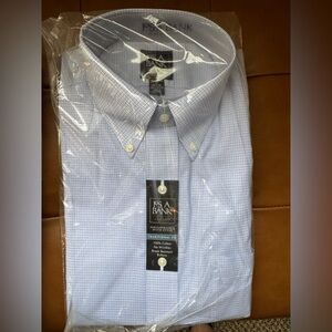 Jos a bank traveler dress shirt 16.5 - 35
